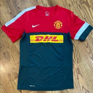 Manchester United Nike Dri-Fit Training Shirt. Size Medium. Like New Condition.